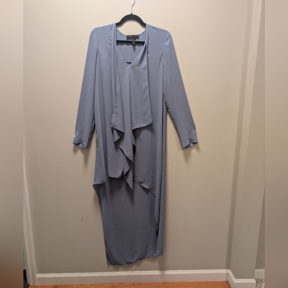 BCBG Max Azria Kyndal Hi-Low Dress Blue XS - Picture 3 of 7